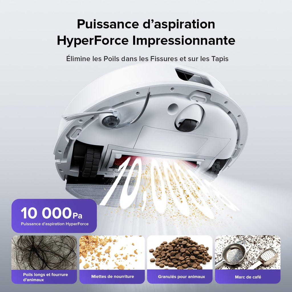 Roborock Q10 S5 robot aspirateur laveur de VibraRise 2.0 avec aspiration de 10 000 Pa