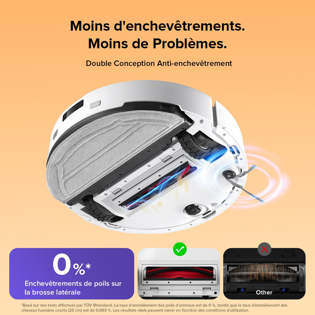 Roborock Q10 S5 robot aspirateur laveur de VibraRise 2.0 avec aspiration de 10 000 Pa