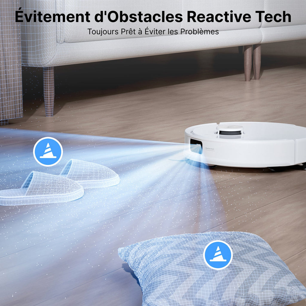 Roborock Q10 X5+ robot aspirateur avec station de vidage automatique