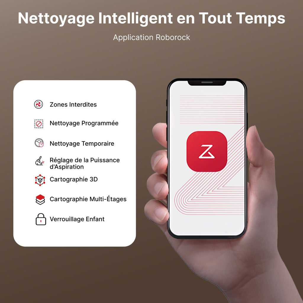 Roborock Q10 X5+ robot aspirateur avec station de vidage automatique