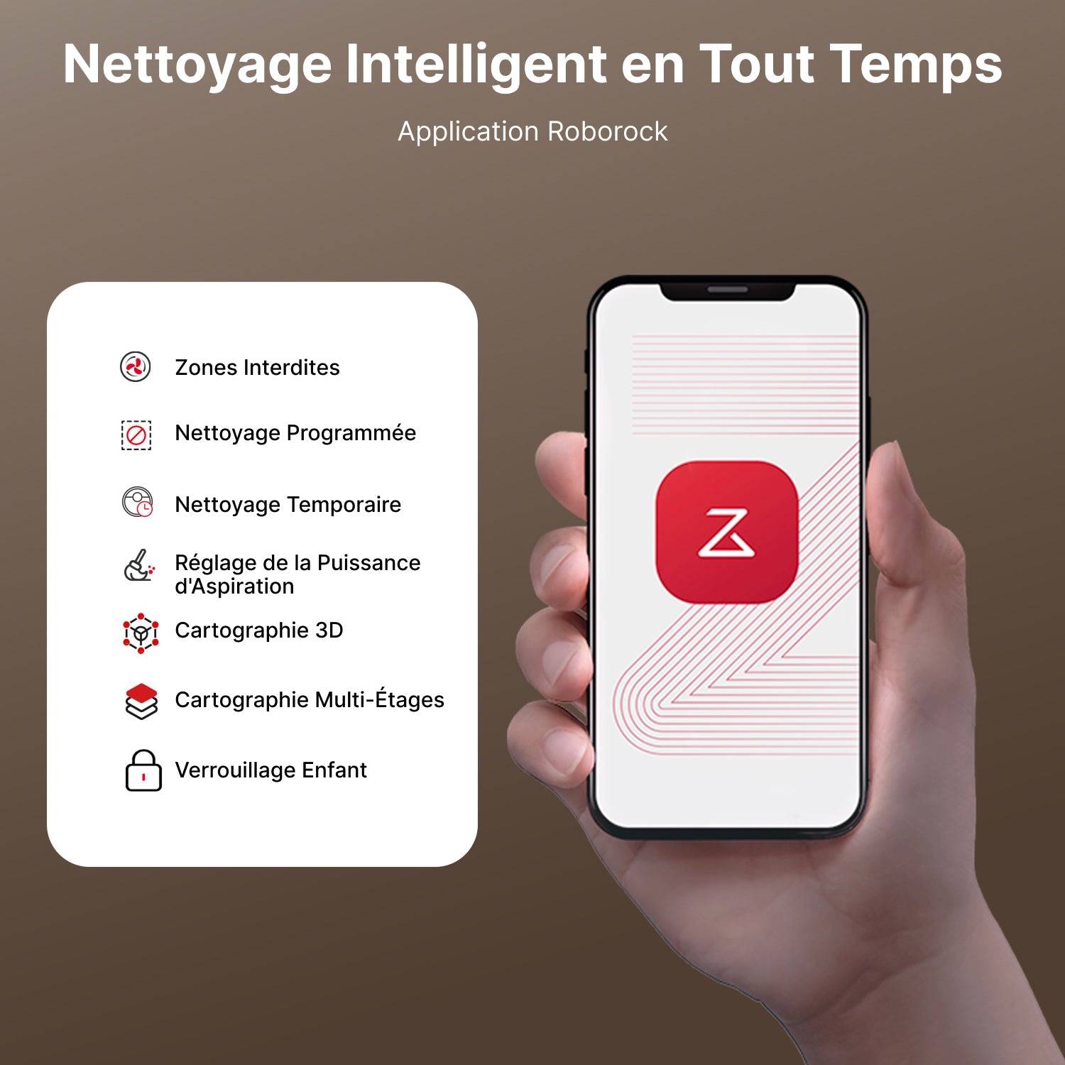 Roborock Q10 X5+ robot aspirateur avec station de vidage automatique