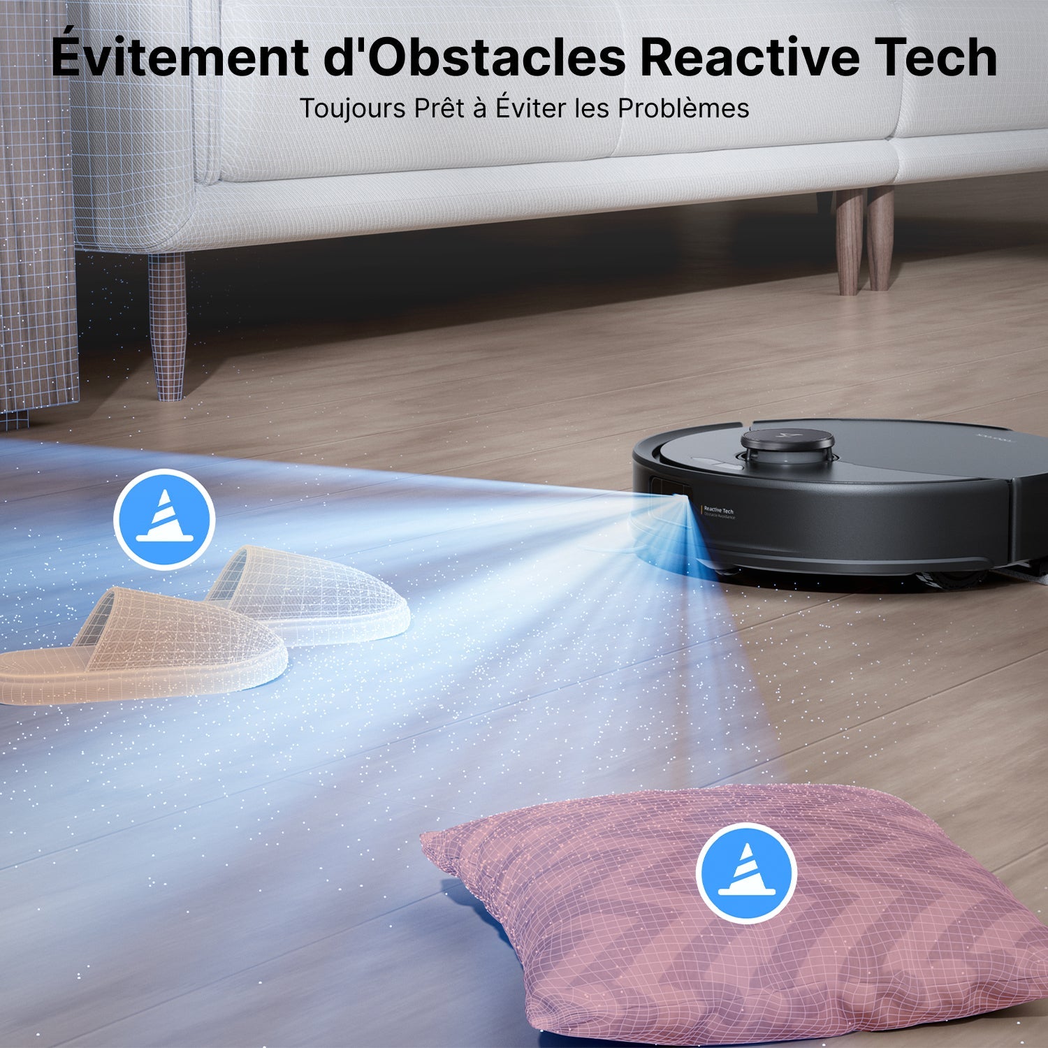 Roborock Q10 X5+ robot aspirateur avec station de vidage automatique