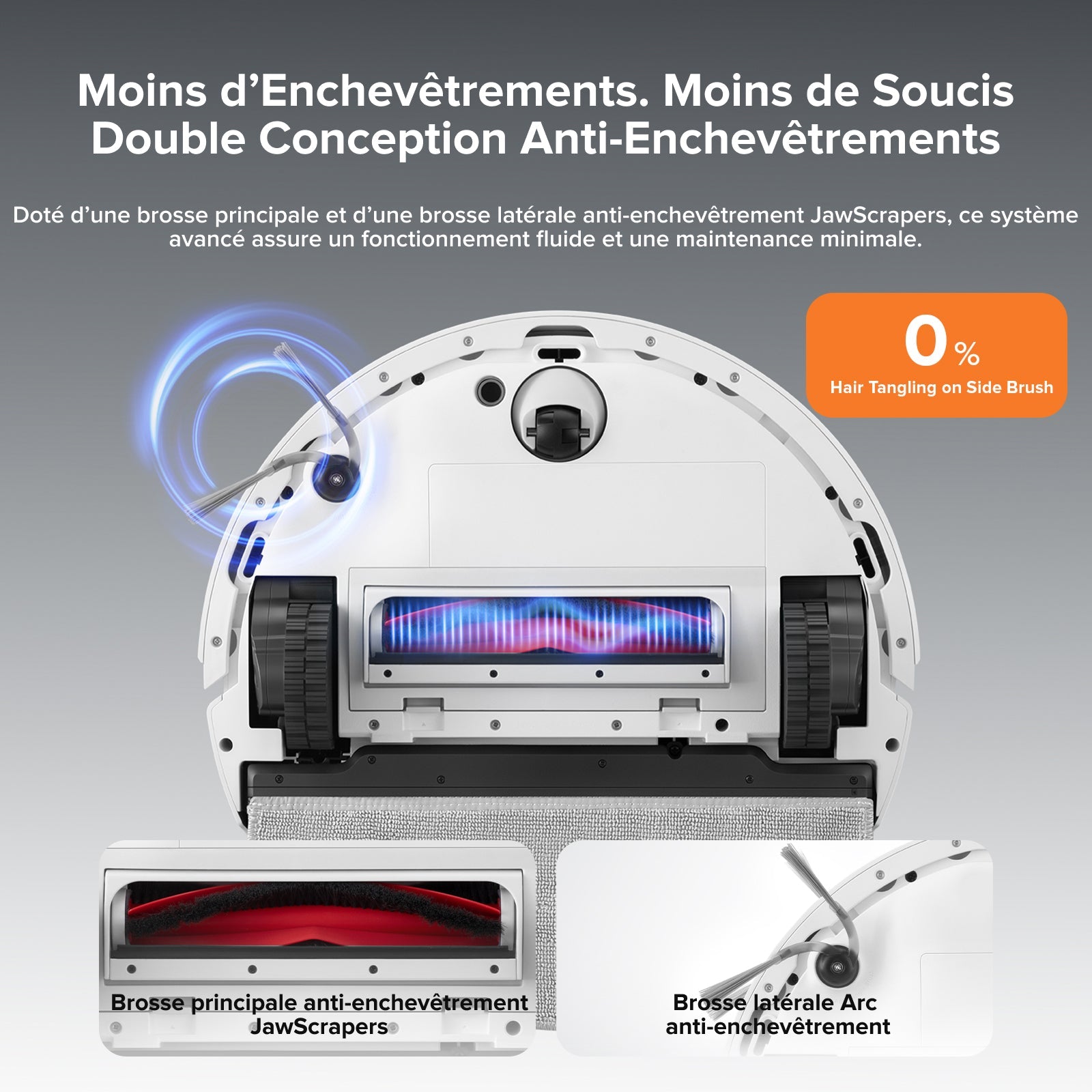 Roborock Q10 X5 robot aspirateur laveur avec HyperForce de 10 000 Pa