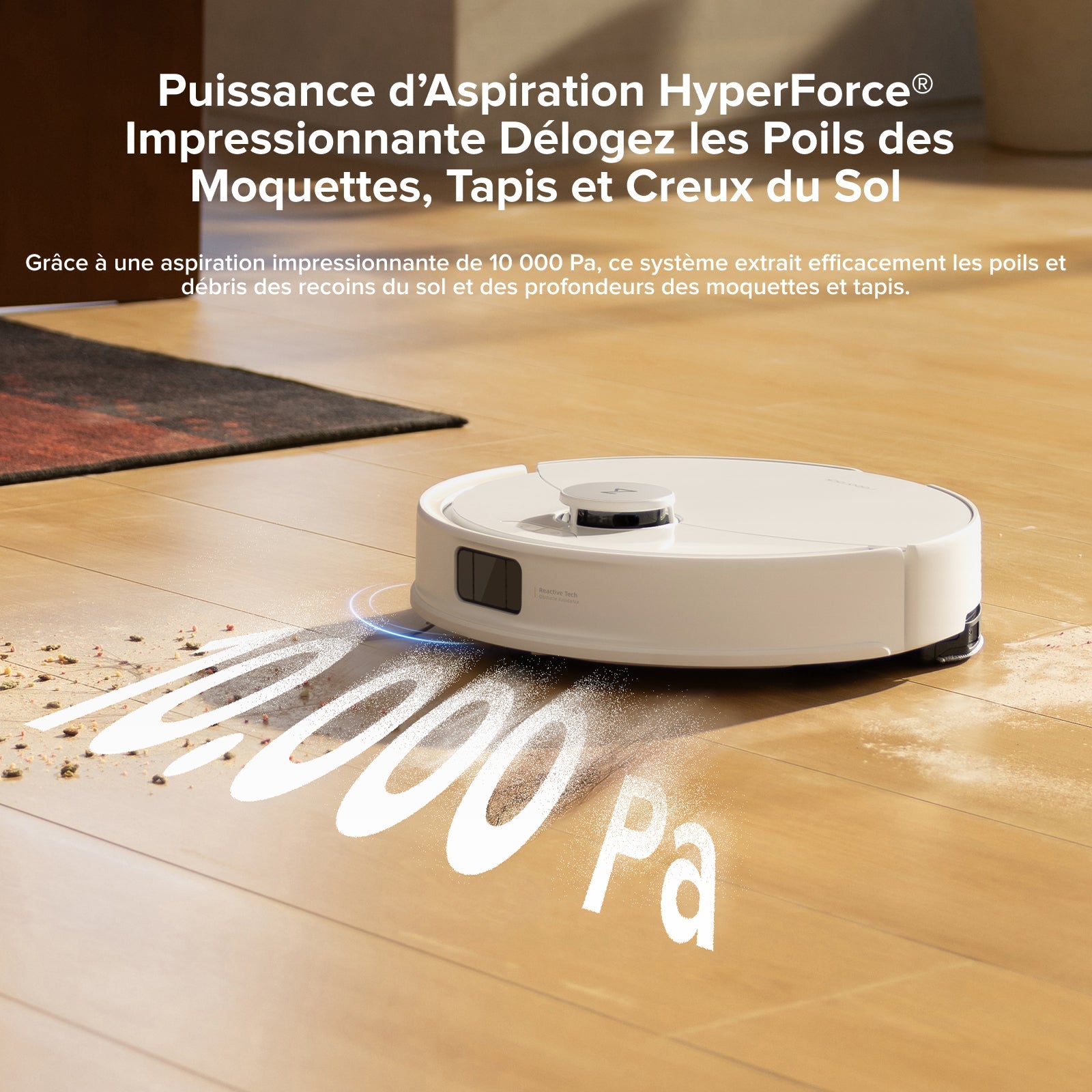 Roborock Q10 X5 robot aspirateur laveur avec HyperForce de 10 000 Pa