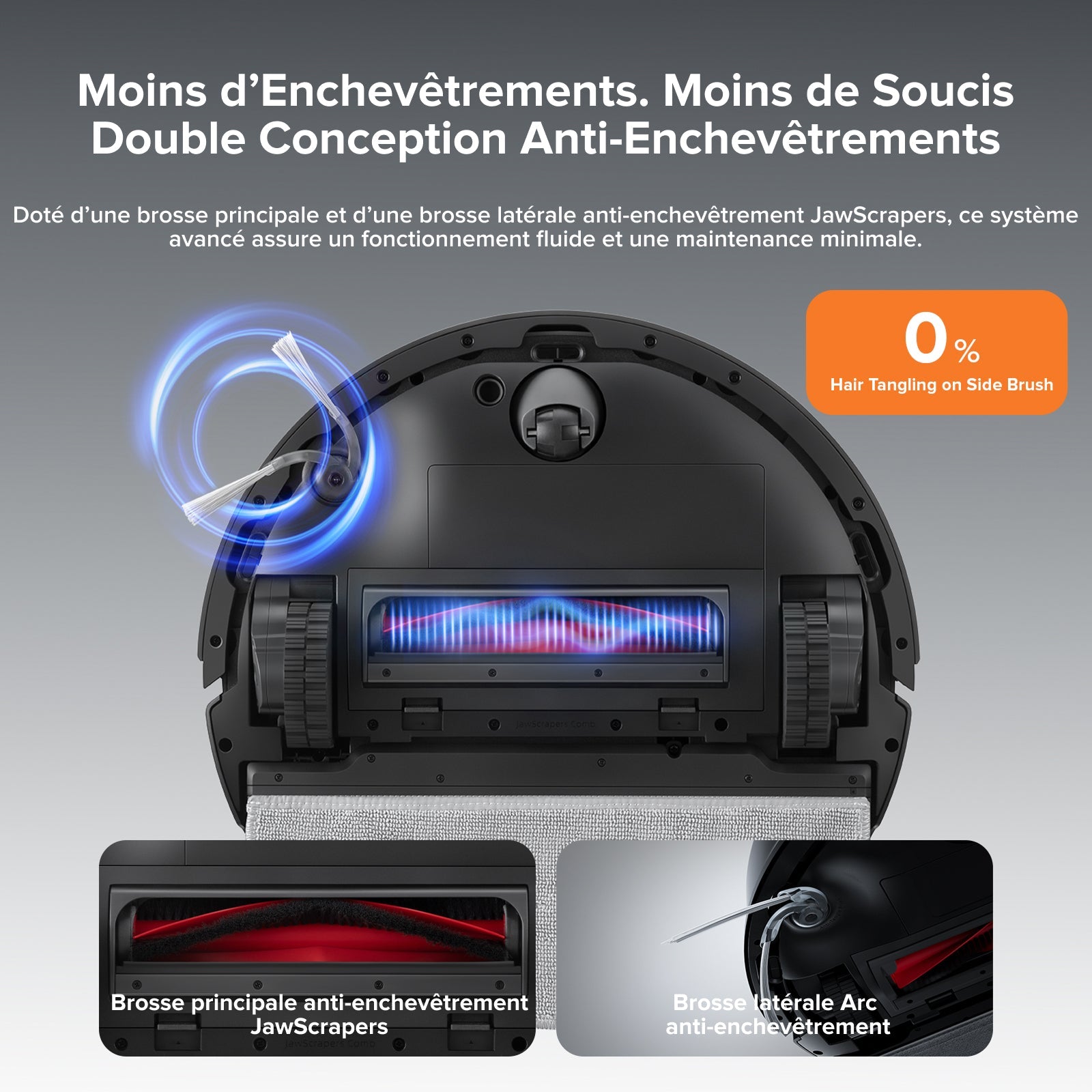 Roborock Q10 X5 robot aspirateur laveur avec HyperForce de 10 000 Pa