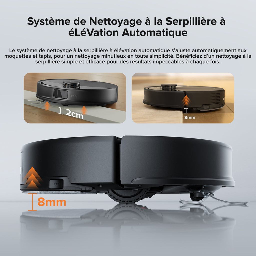 Roborock Q10 X5 robot aspirateur laveur avec HyperForce de 10 000 Pa