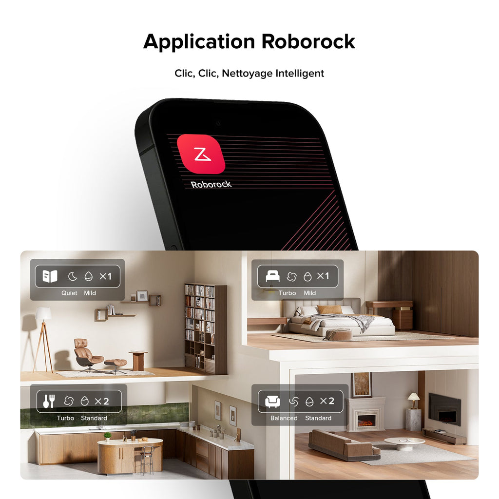 Roborock Q10 X5 robot aspirateur laveur avec HyperForce de 10 000 Pa