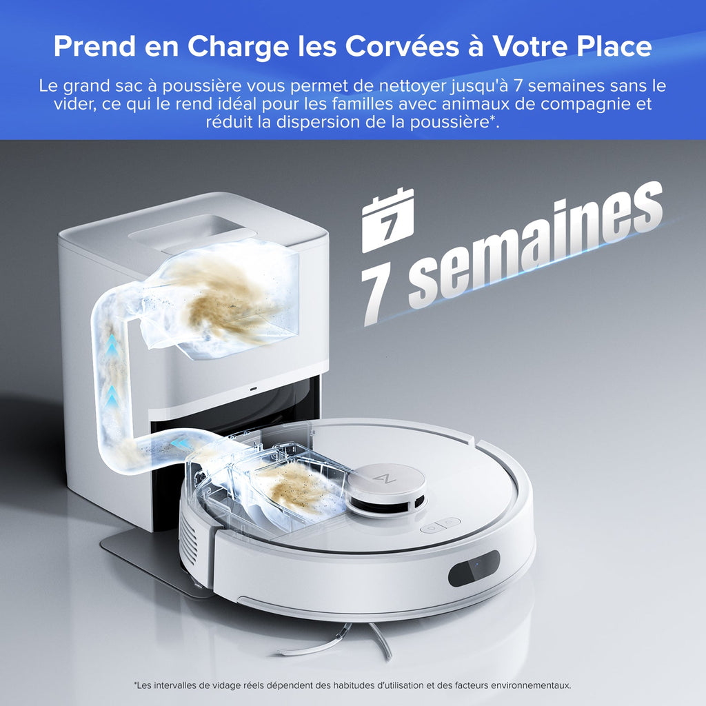 Roborock Q7 L5+ Set robot aspirateur avec station de vidage automatique