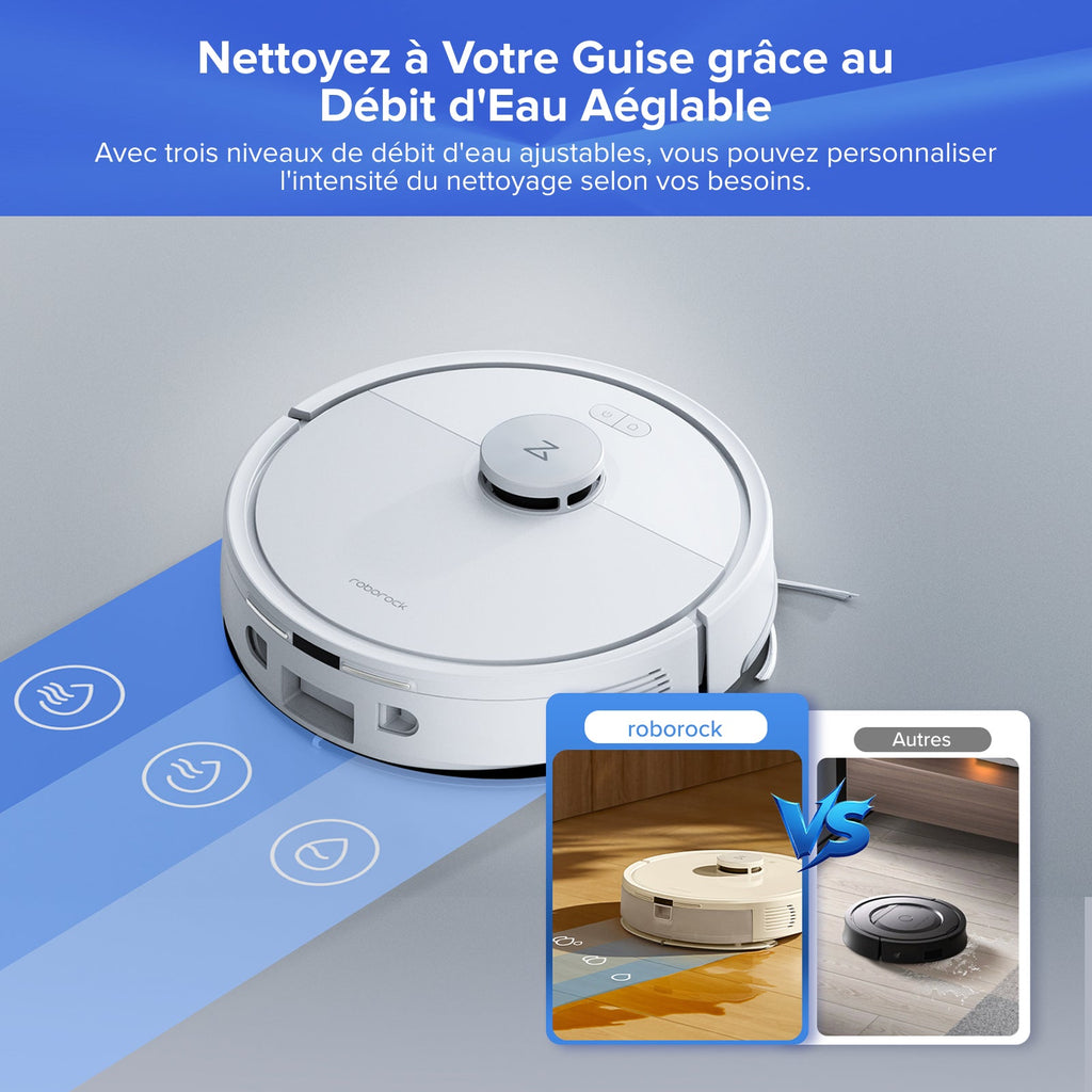 Roborock Q7 L5+ robot aspirateur avec station de vidage automatique