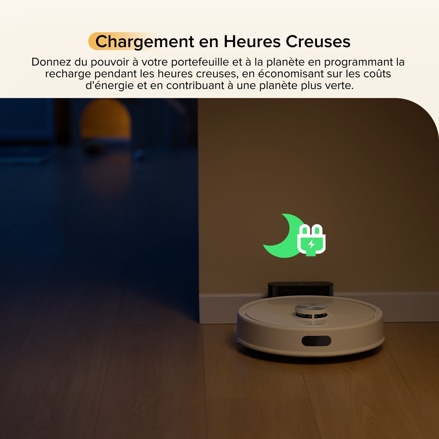 Roborock Q7 M5 Aspirateur Robot – Station de Vidange Automatique, Contrôle via Appli, Nettoyage Programmable, Cartographie Multi-Étages