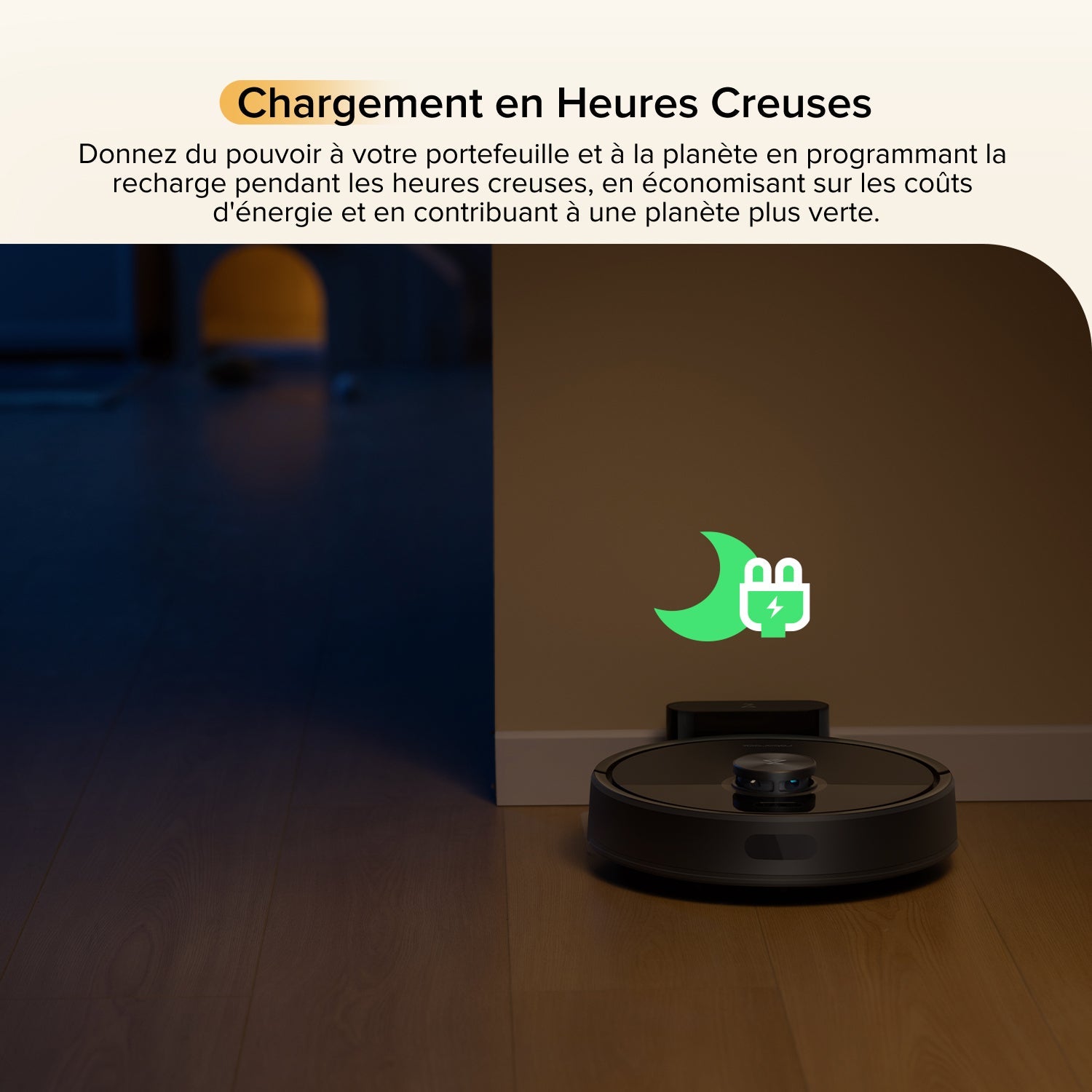 Roborock Q7 M5 Aspirateur Robot et Laveur – Élimine Facilement les Poils d’Animaux, Anti-Enchevêtrement, Idéal pour Tapis et Sols Durs