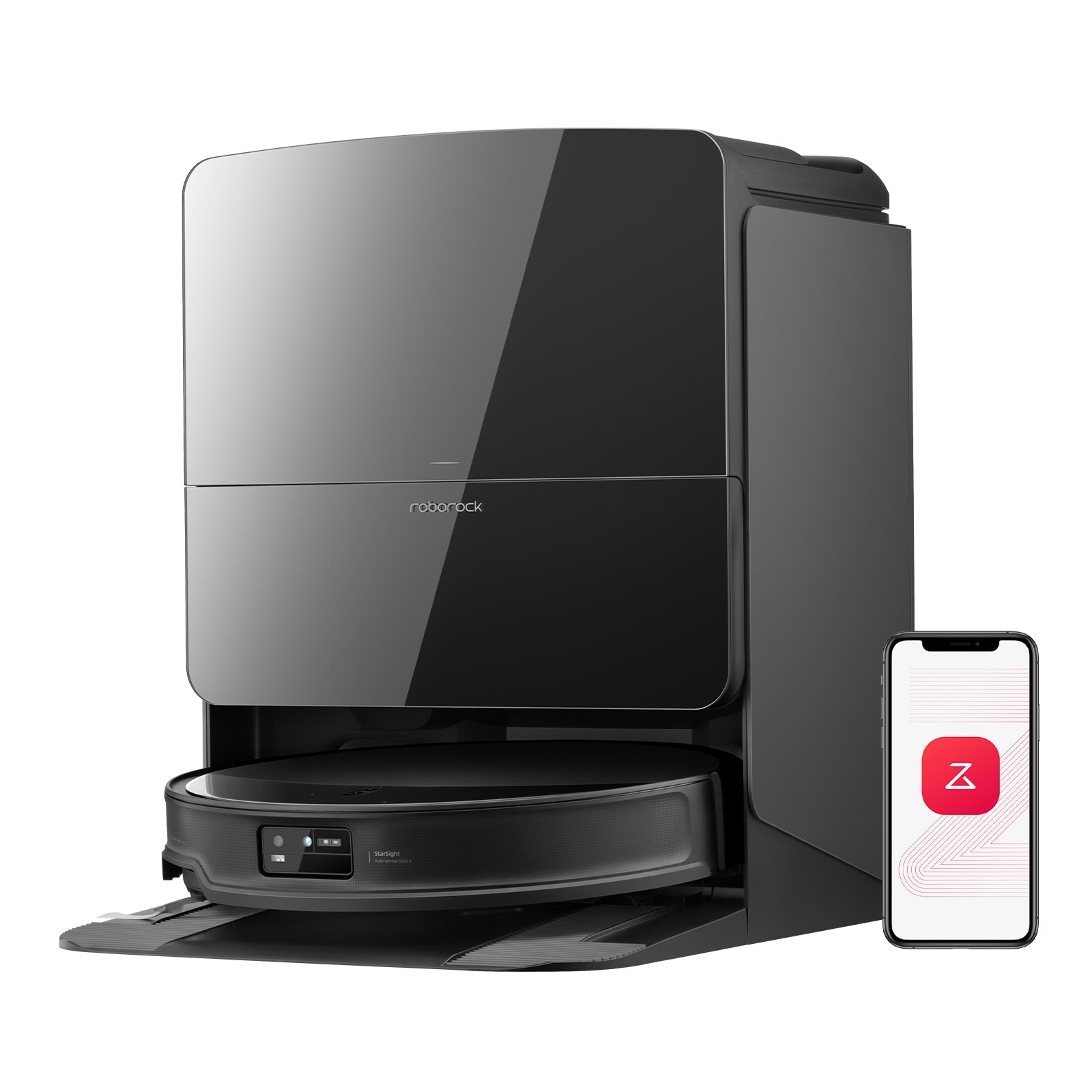 Roborock Saros 10R Aspirateur Robot – Système Double Anti-Enchevêtrement, Zéro Cheveux Coincés, Idéal pour les Tapis