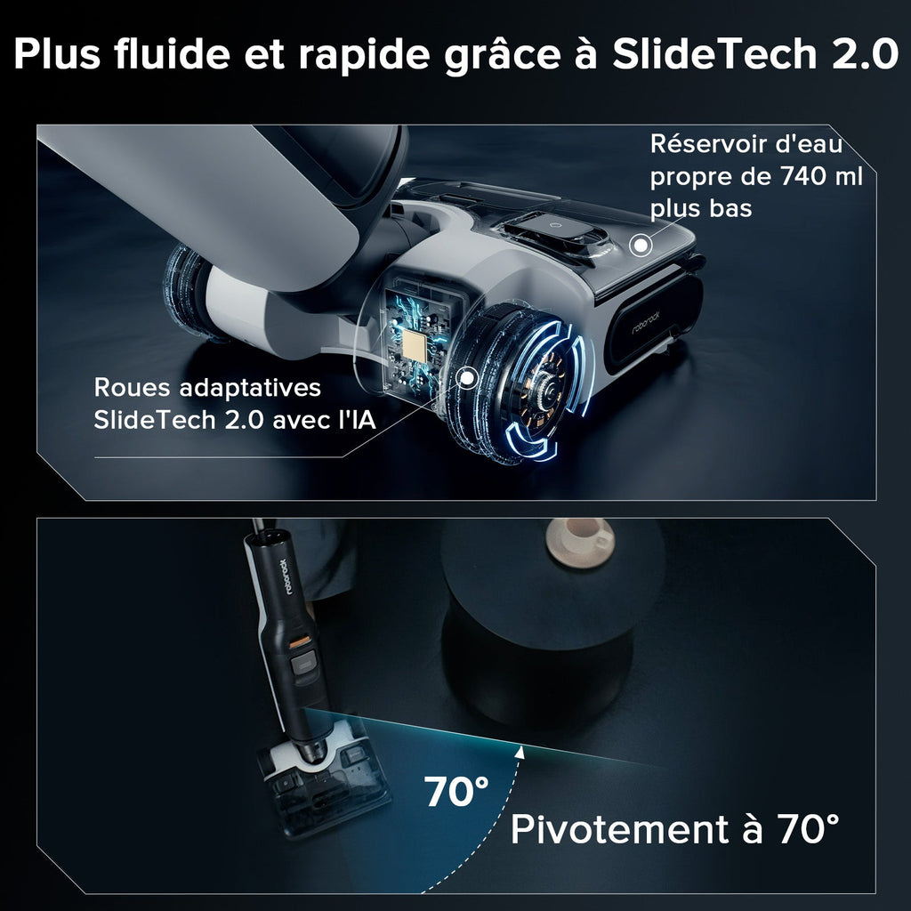 Roborock F25 Combo & F25 ACE Combo 5-en-1 aspirateur laveur sans fil sec et humide