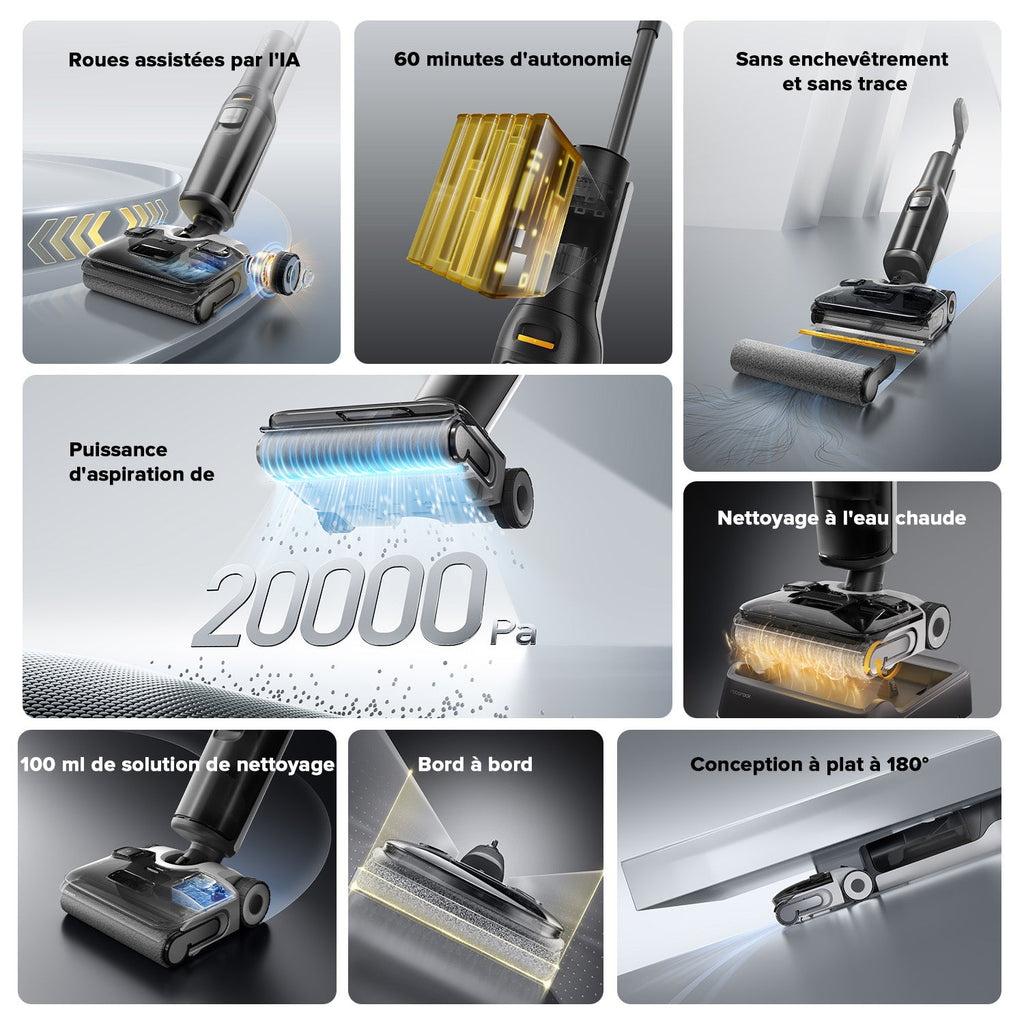 Roborock F25 XT ( Nouvelle version du F25 ACE ) & F25 ALT aspirateur laveur sans fil sec et humide