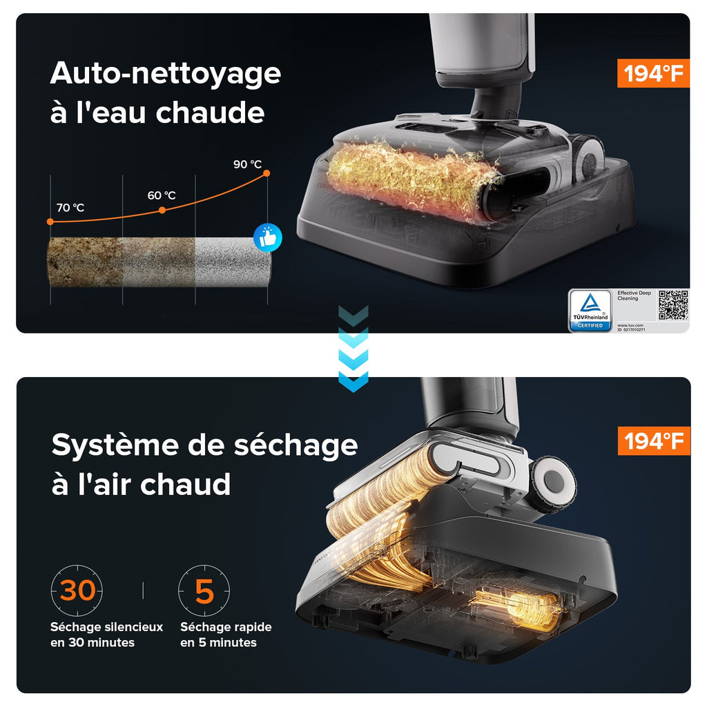 Roborock F25 XT ( Nouvelle version du F25 ACE ) & F25 ALT aspirateur laveur sans fil sec et humide