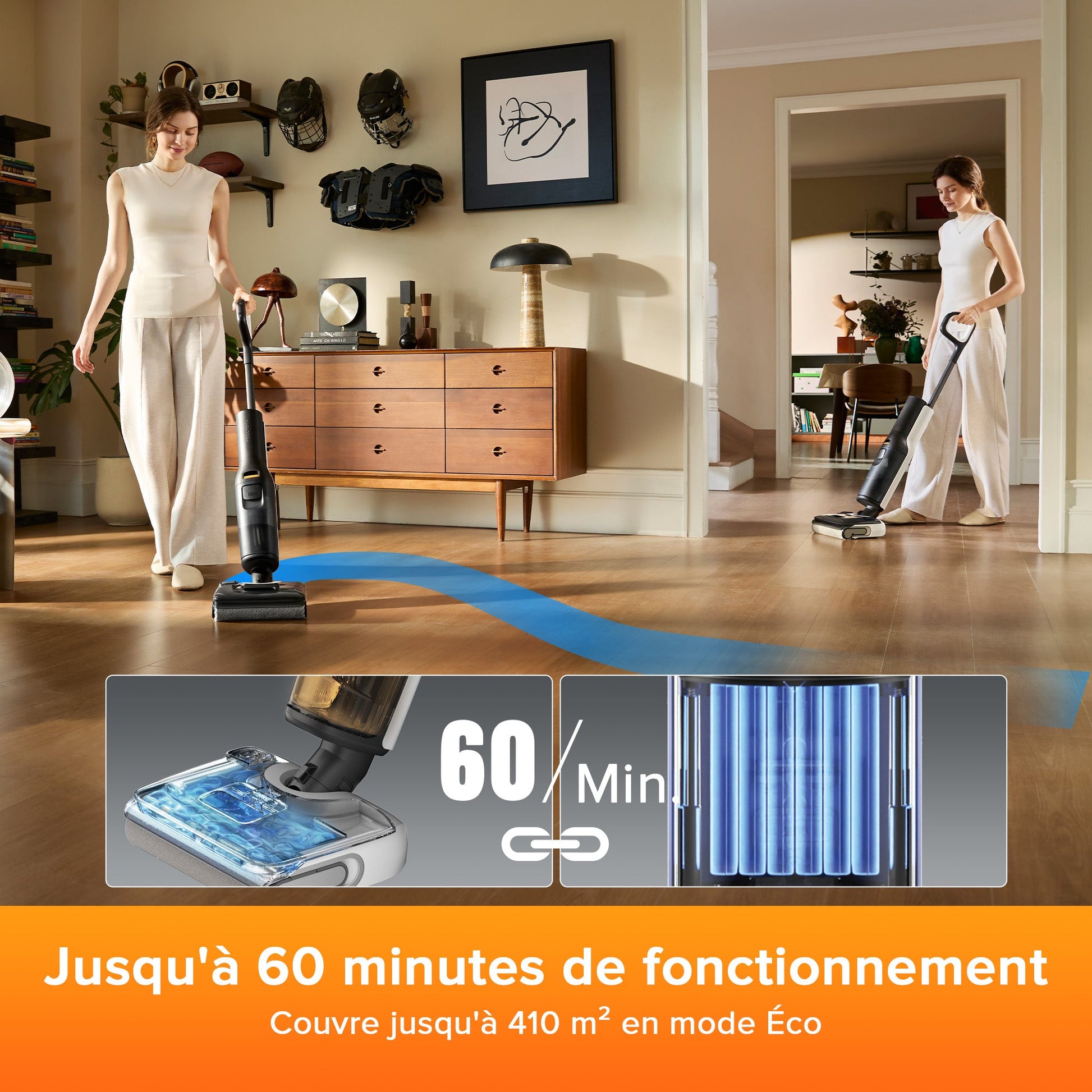 Roborock F25 & F25 LT aspirateur laveur sans fil sec et humide