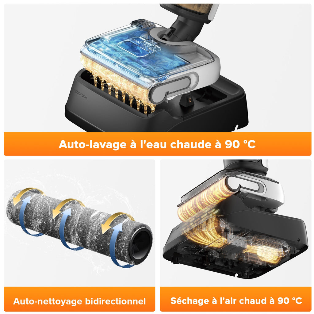 Roborock F25 & F25 LT aspirateur laveur sans fil sec et humide