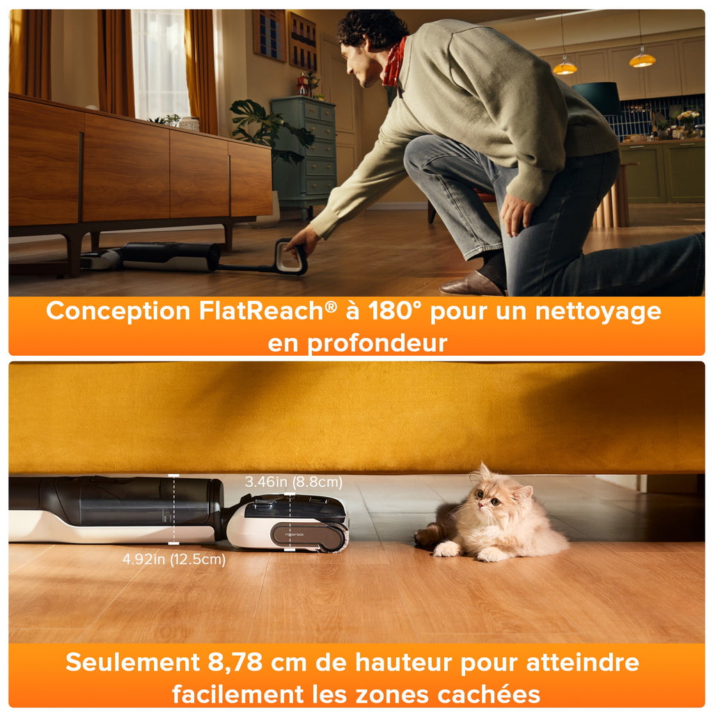 Roborock F25 & F25 LT aspirateur laveur sans fil sec et humide