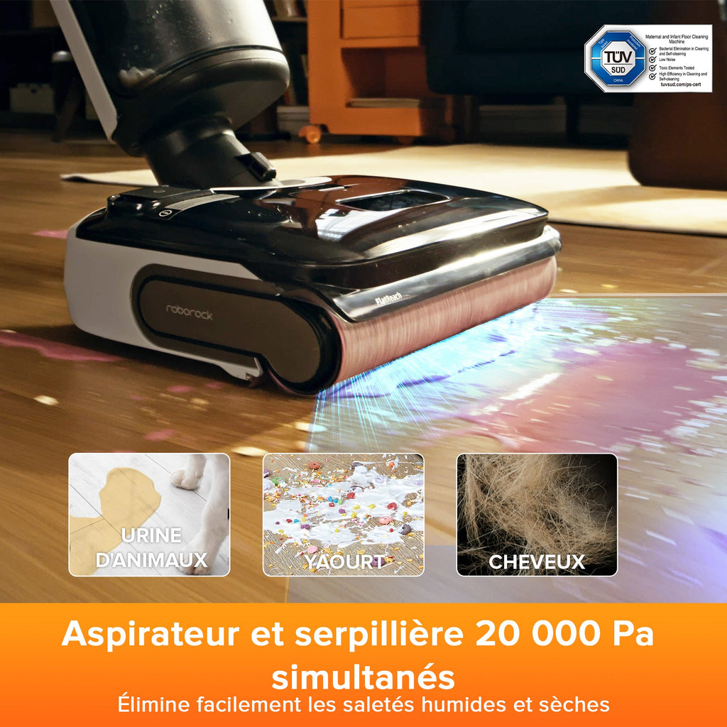 Roborock F25 & F25 LT aspirateur laveur sans fil sec et humide