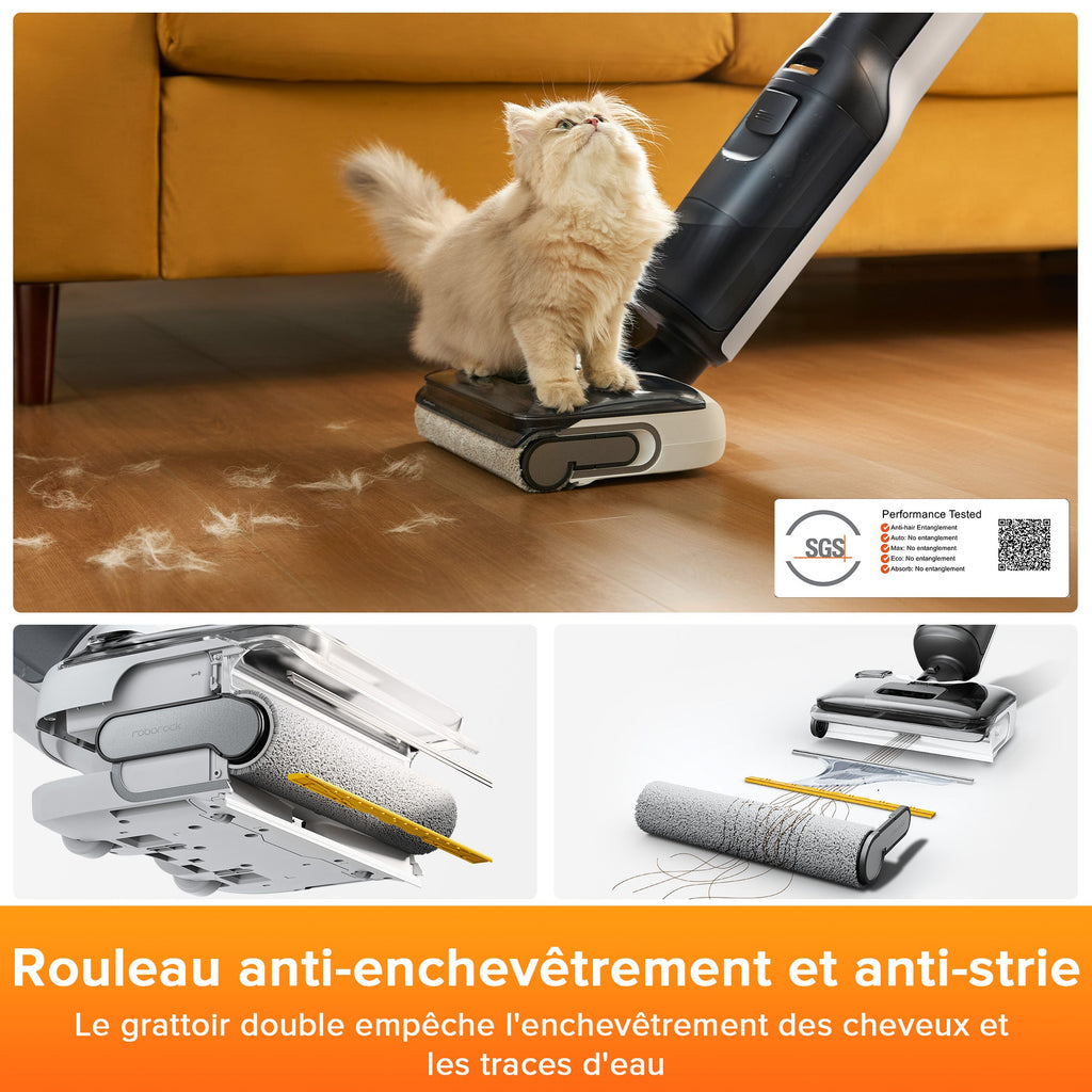 Roborock F25 & F25 LT aspirateur laveur sans fil sec et humide