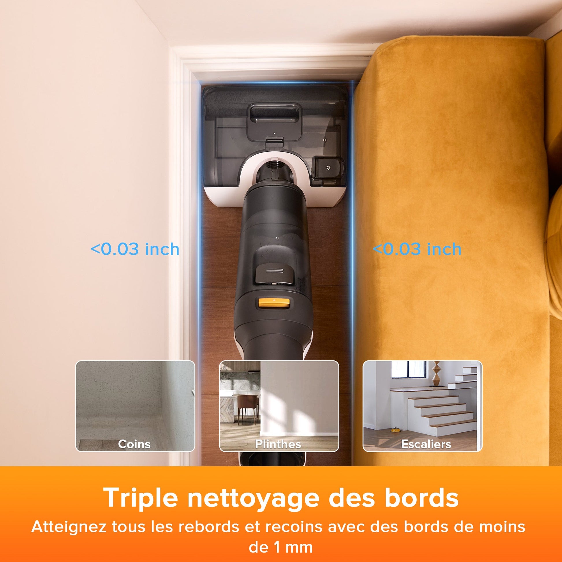 Roborock F25 & F25 LT aspirateur laveur sans fil sec et humide