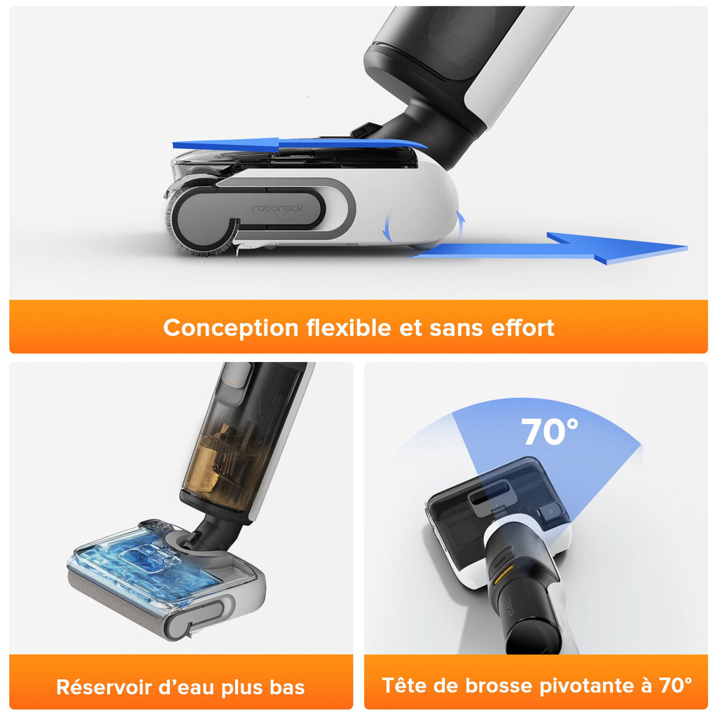 Roborock F25 & F25 LT aspirateur laveur sans fil sec et humide