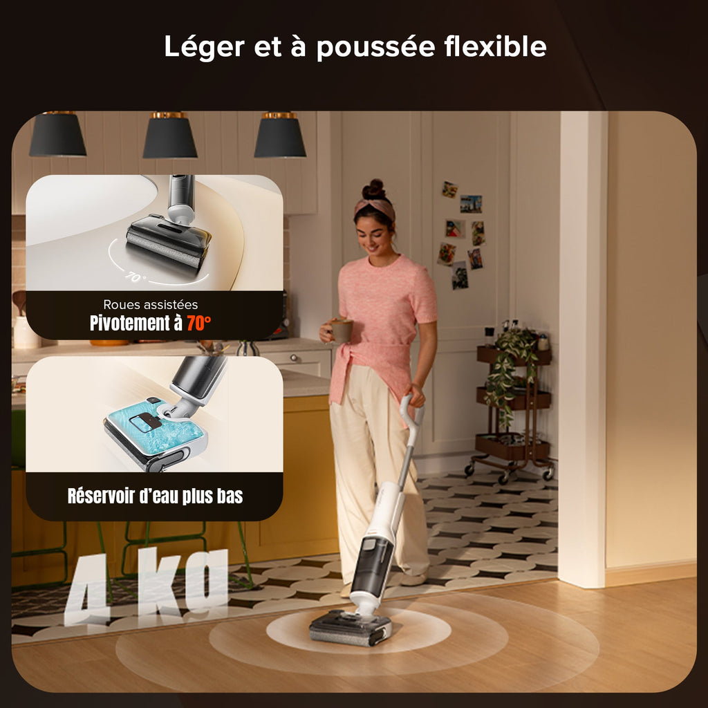Roborock F25 RT aspirateur laveur sans fil sec et humide