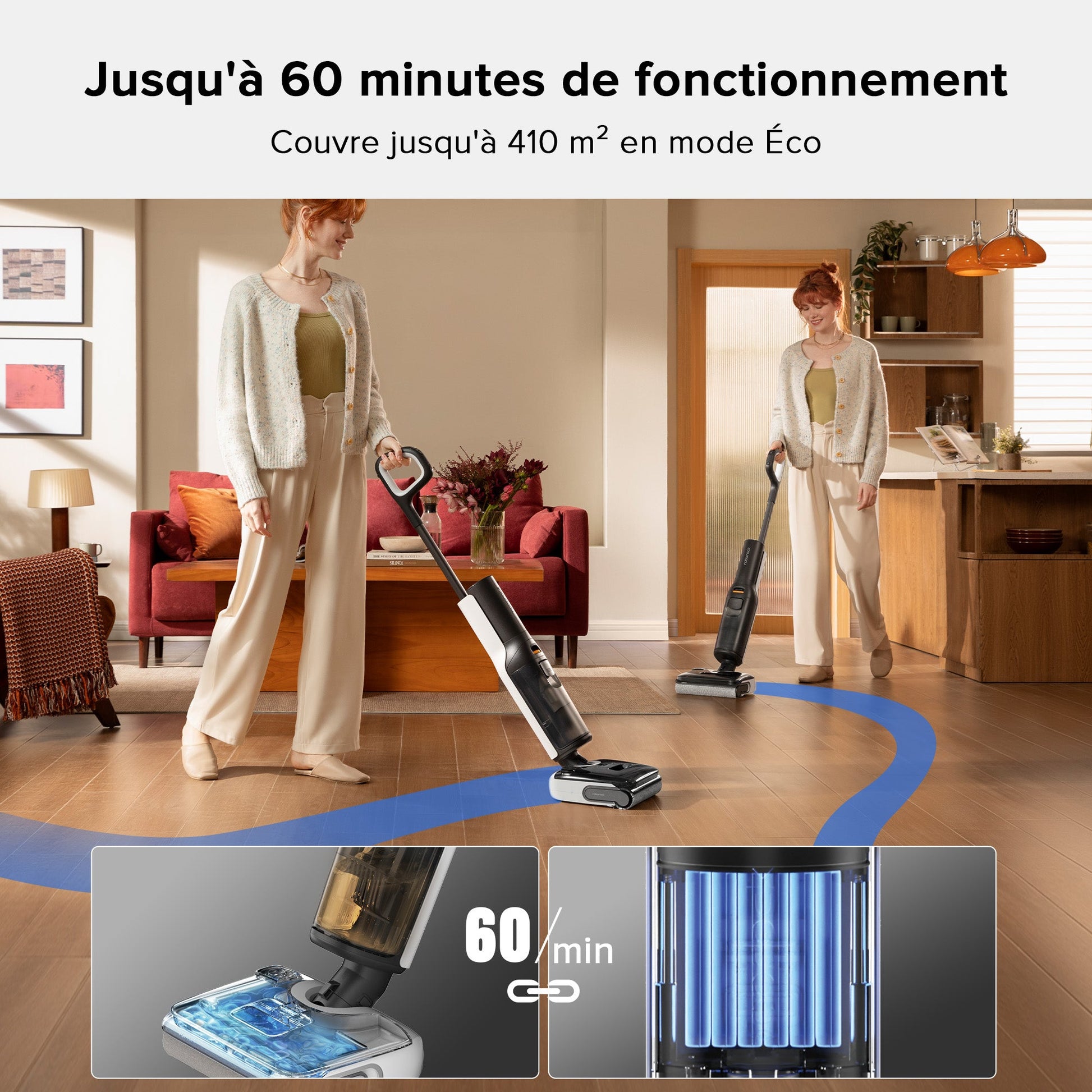 Roborock F25 & F25 LT aspirateur laveur sans fil sec et humide