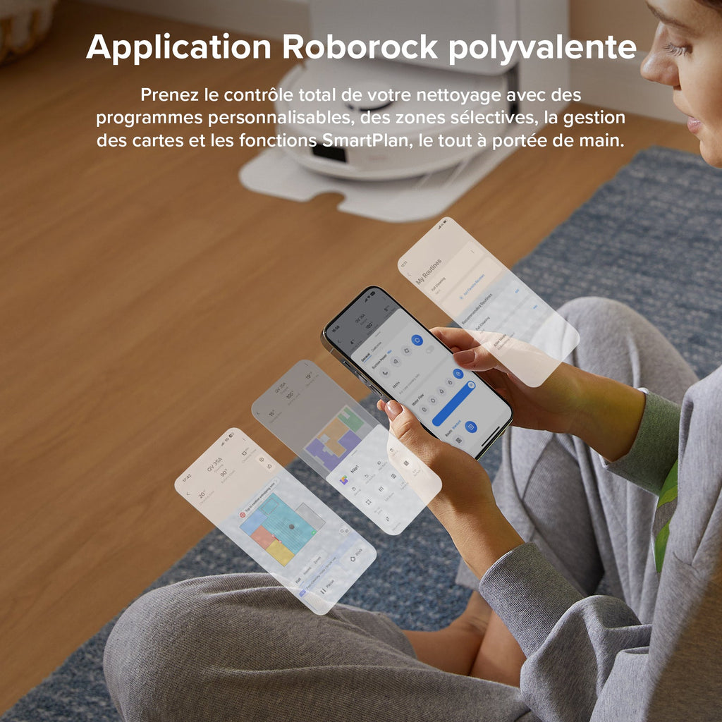 Roborock QV 35A ( Qrevo S amélioré ) robot aspirateur laveur avec station d’accueil multifonctionnelle