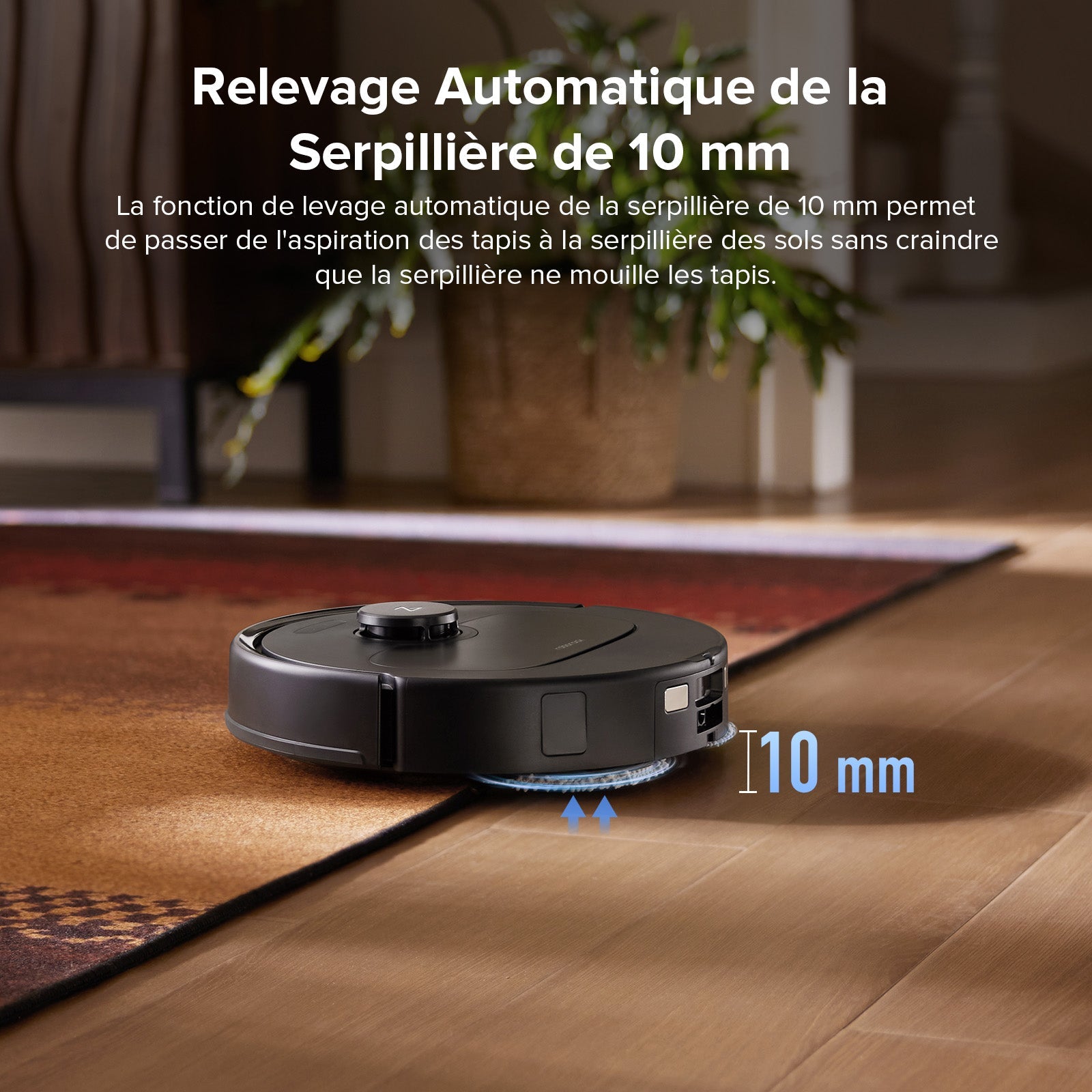 Roborock QV 35S Set robot aspirateur laveur avec station d’accueil multifonctionnelle