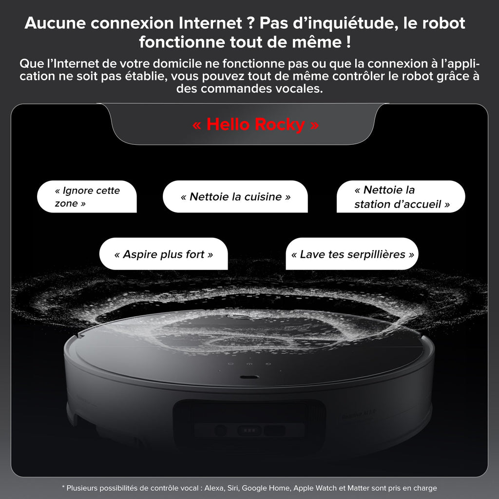 Roborock Saros 10 ( S8 MaxV Ultra amélioré ) robot aspirateur laveur avec station d’accueil multifonctionnelle RockDock® Ultra