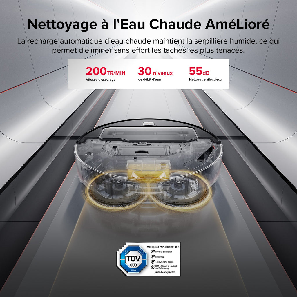 Roborock Saros Z70 robot aspirateur laveur avec bras mécanique OmniGrip™