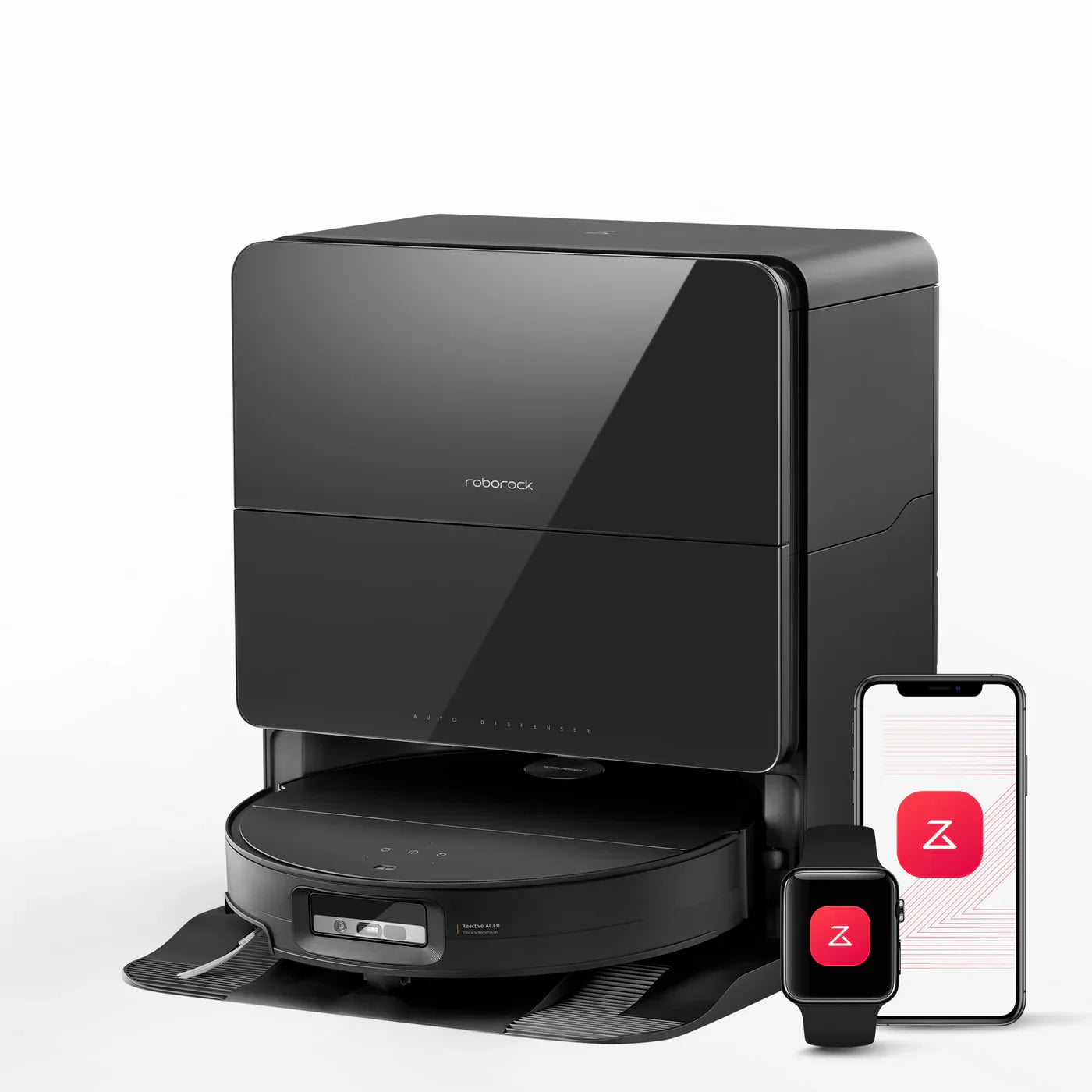 Roborock Saros 10 ( S8 MaxV Ultra amélioré ) robot aspirateur laveur avec station d’accueil multifonctionnelle RockDock® Ultra