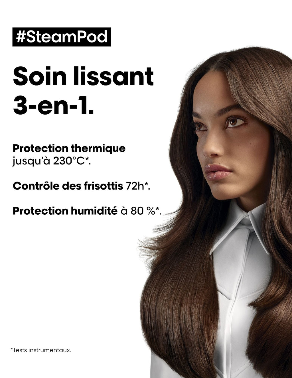 Ensemble Steampod 4.0 avec Sérum lissant