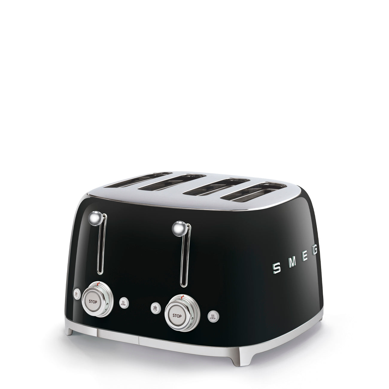 Toaster Retro-style Black Glossy