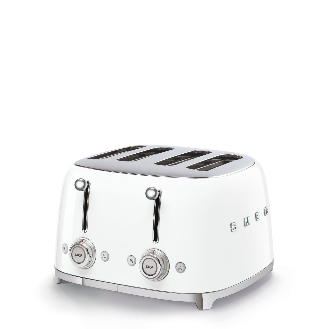 Toaster Retro-style White Glossy