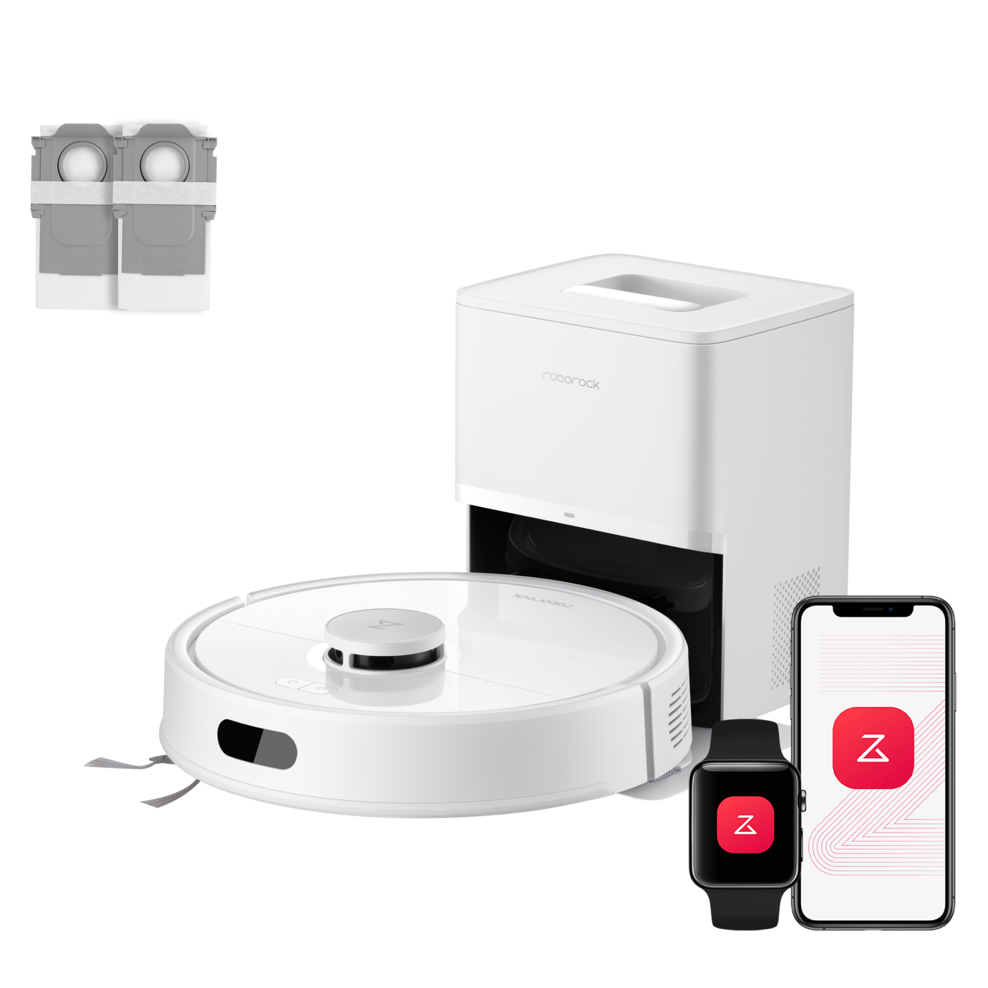 Roborock Q7 L5+ Set robot aspirateur avec station de vidage automatique