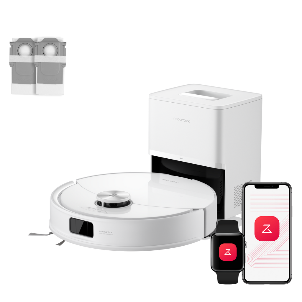 Roborock Q10 S5+ Set robot aspirateur laveur de VibraRise 2.0 avec avec station de vidage automatique