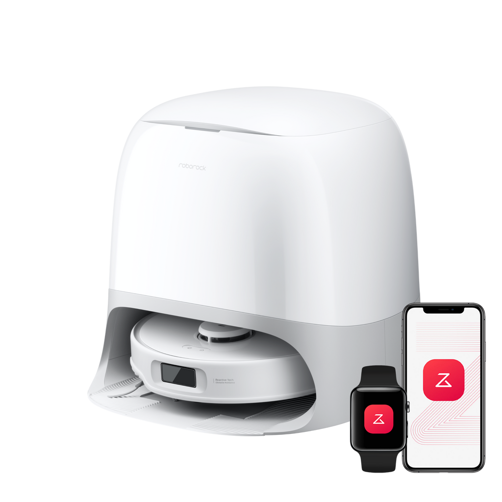 Roborock Qrevo Curv S5X robot aspirateur laveur avec station d’accueil multifonctionnelle 3.0