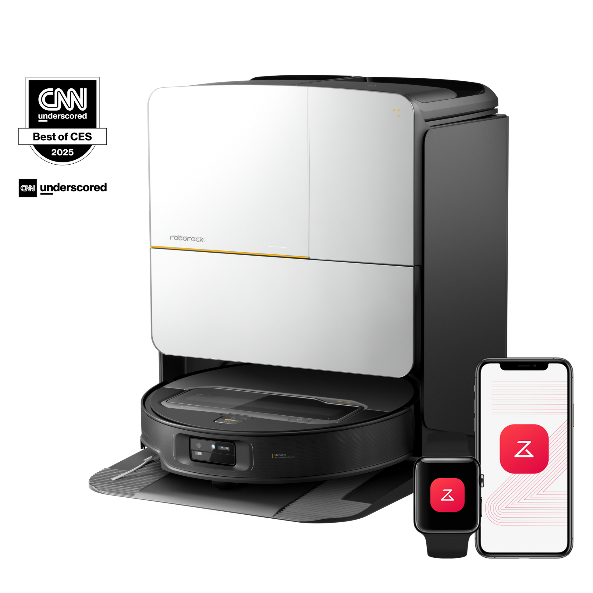 Roborock Saros Z70 robot aspirateur laveur avec bras mécanique OmniGrip™