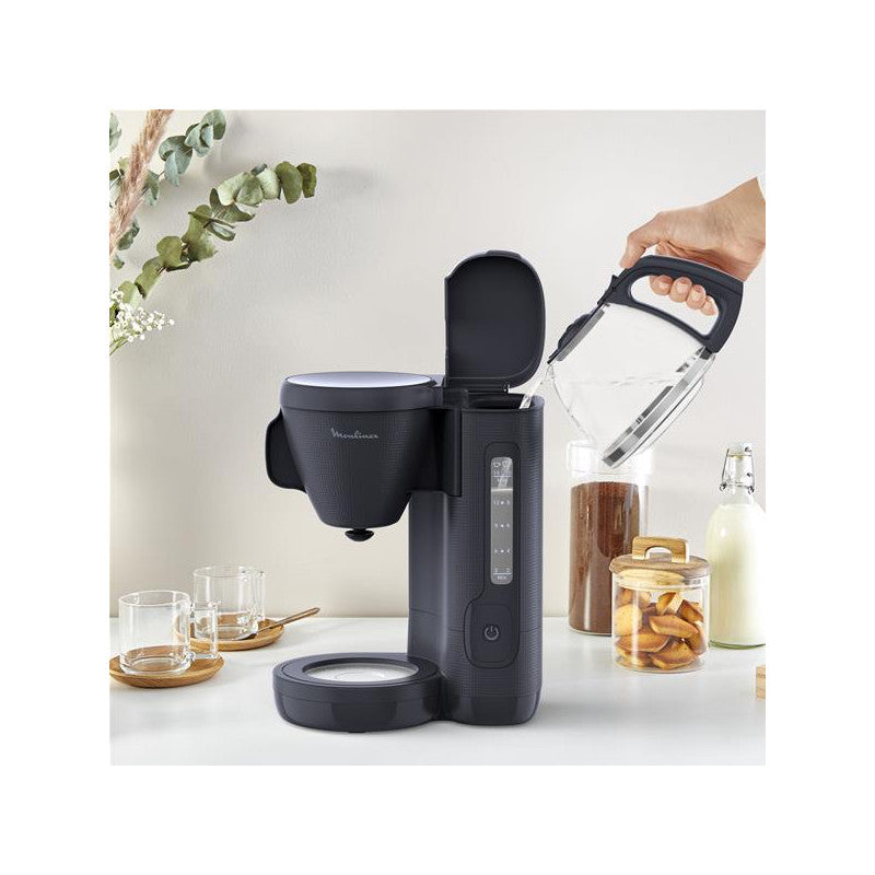 Cafetiere Morning 1000w 1,25l 10/15t Belu Nuit   - Fg2m0810 Moulinex