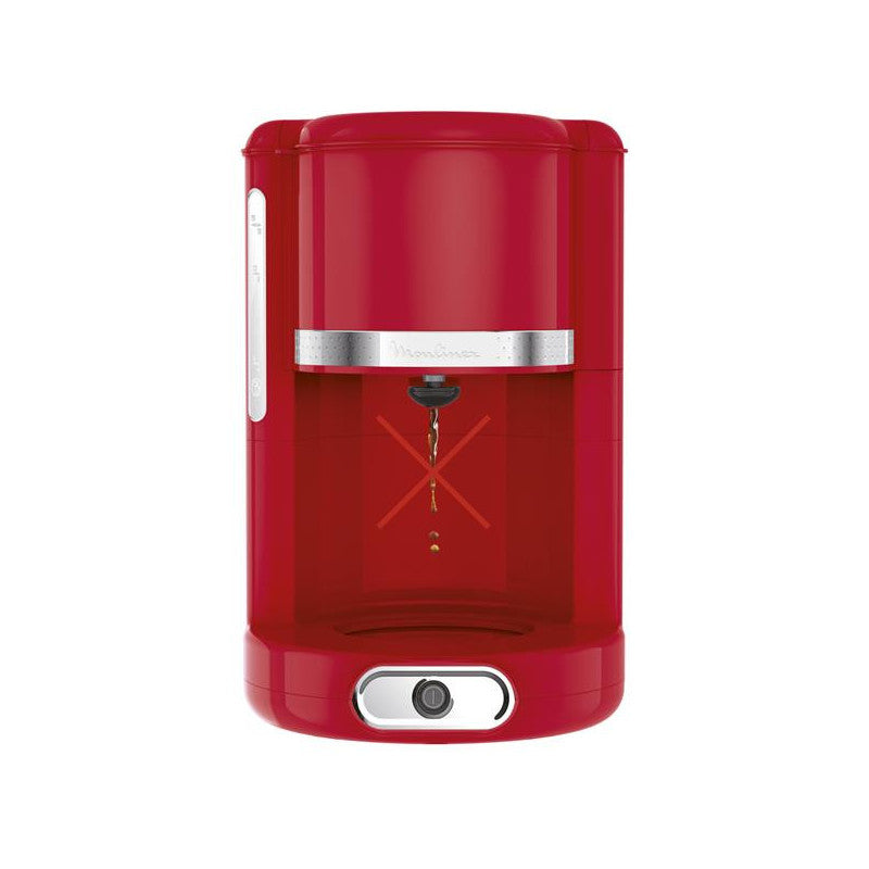 Cafetiere Soleil 1000w 10-15t Retro Rouge   - Fg381510 Moulinex
