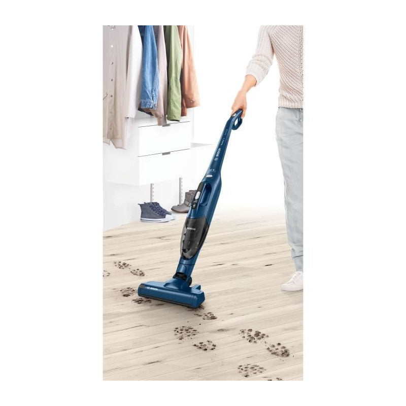 Aspirateur Balai Sans Fil -   Bbhf216 - 16 V Max. - Batterie Lithium - 36 Min - Aspirateur De Table Intégré - Bleu Bosch