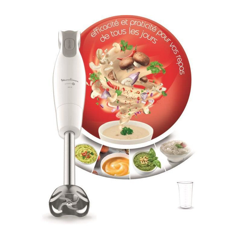 Mixeur plongeant - 600w - blanc Moulinex