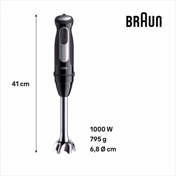 Mixeur Plongeant Braun 0x22111502 1000 W Noir Braun