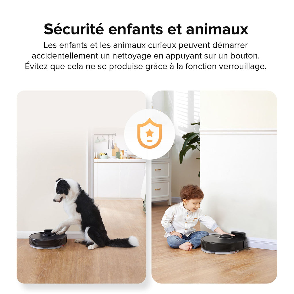 Roborock Q7 Max+ robot aspirateur avec station de vidage automatique