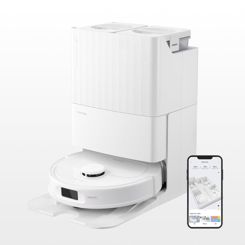 Roborock Qrevo S robot aspirateur laveur avec station multifonction