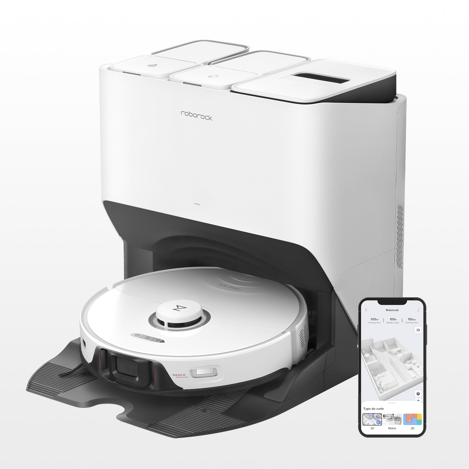 Aspirateur robot Roborock S8 Pro Ultra avec RockDock® Ultra