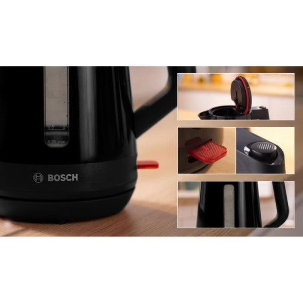 Bouilloire Electrique  - Bosch - Twk1m123 Mymoment - Noire - Capacité Bosch