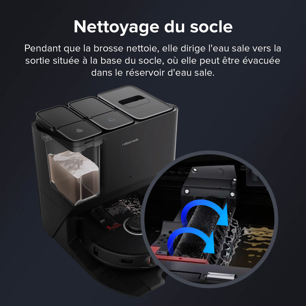 Roborock brosse de nettoyage de la station x2 pour Saros 10, S8 MaxV Ultra, S8 Max Ultra, S8 Pro Ultra, S7 MaxV Ultra, S7 Max Ultra